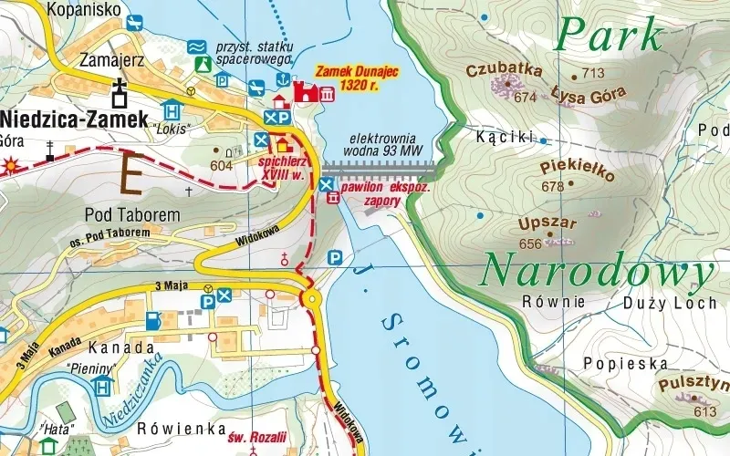 pieniny-laminowana-mapa-compass