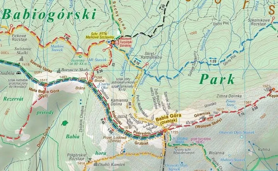 babia-gora-zawoja-mapa-compass-stan-nowy