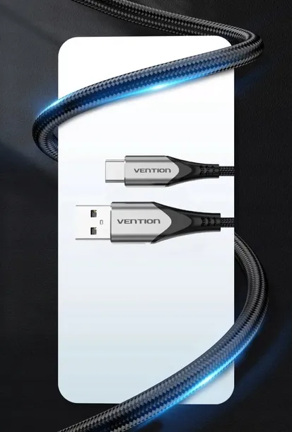 kabel-vention-w-oplocie-3a-usb-a-do-usb-c-2m-marka-vention