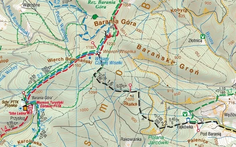 beskid-slaski-laminowana-mapa-compass-2014