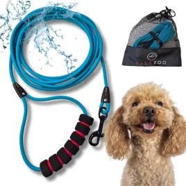 smycz-dla-psa-wodoodporna-cienka-linka-treningowa-pvc-5m-blast-turkus