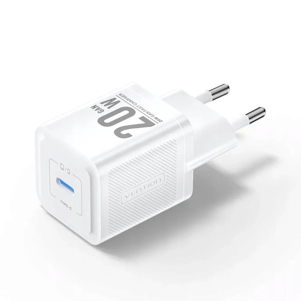 ladowarka-gan-vention-usb-c-20w-biala
