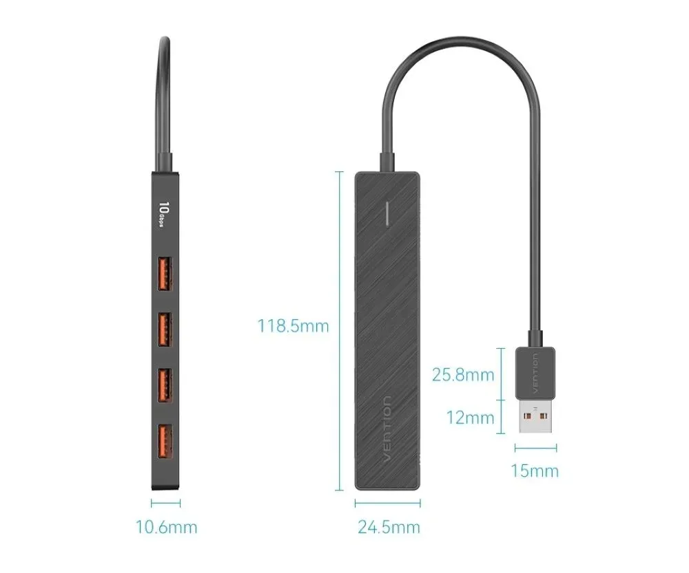 hub-vention-5w1-usb-3-2-gen-2-10gbps
