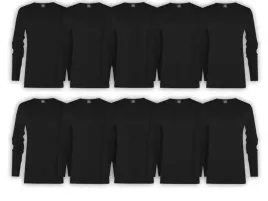 koszulka-damska-10-sztuk-promodoro-bluzka-longsleeve-wysoska-jakosc-czarna