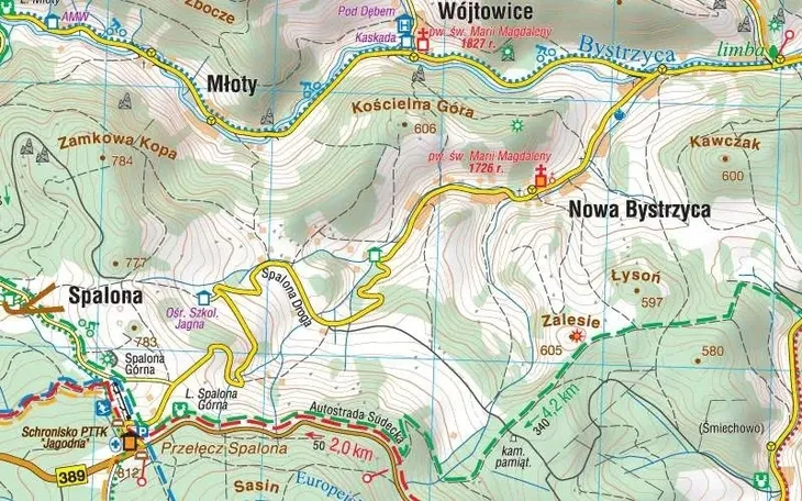ziemia-klodzka-laminowana-mapa-compass-wydawnictwo-wydawnictwo-compass