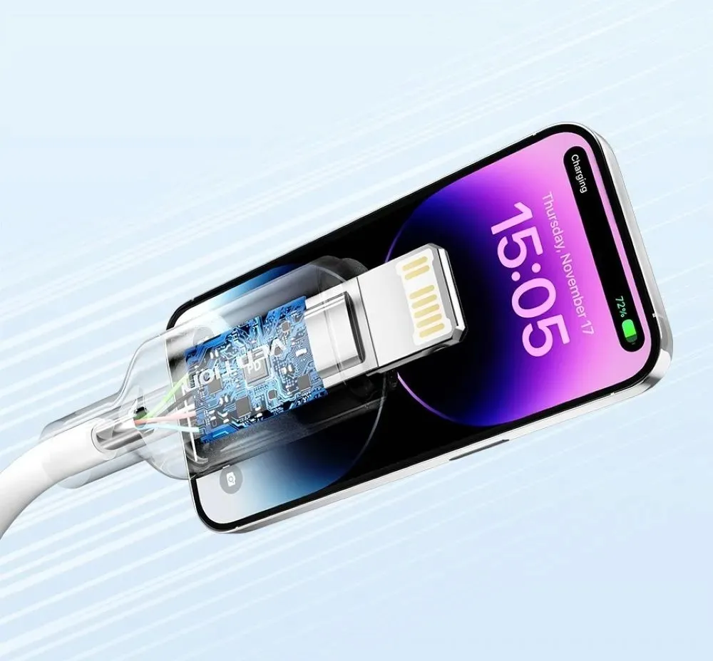 kabel-usb-c-do-lightning-vention-3a-1m-czarny