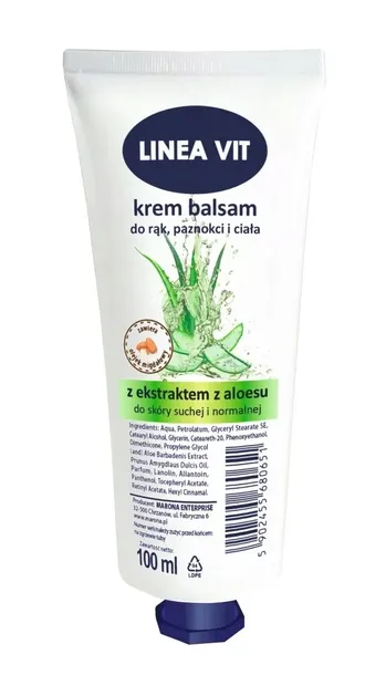 Hipoalergiczny krem do rąk ALOESOWY 100ml