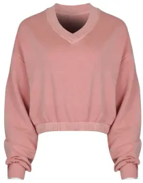 reebok-bluza-damska-cl-rbk-nd-ft-crew-hy2707-bluza-krotki-fason-pudrowa