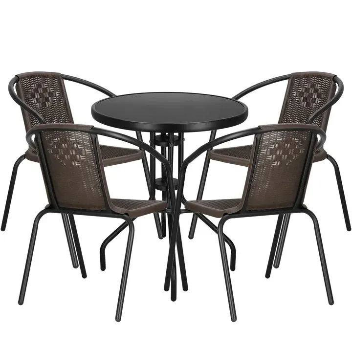 meble-ogrodowe-zestaw-mebli-ogrodowych-stol-4-krzesla-na-taras-balkon-braz-stan-nowy