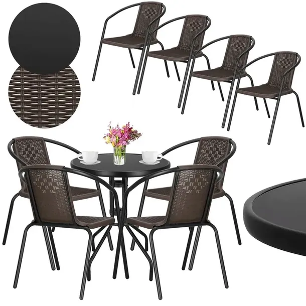 meble-ogrodowe-zestaw-mebli-ogrodowych-stol-4-krzesla-na-taras-balkon-braz-stan-nowy-rodzaj-stol-i-krzesla