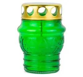 znicz-szklany-zalewany-10-cm-zielony-dp64-znicz-z-metalowym-kapturkiem