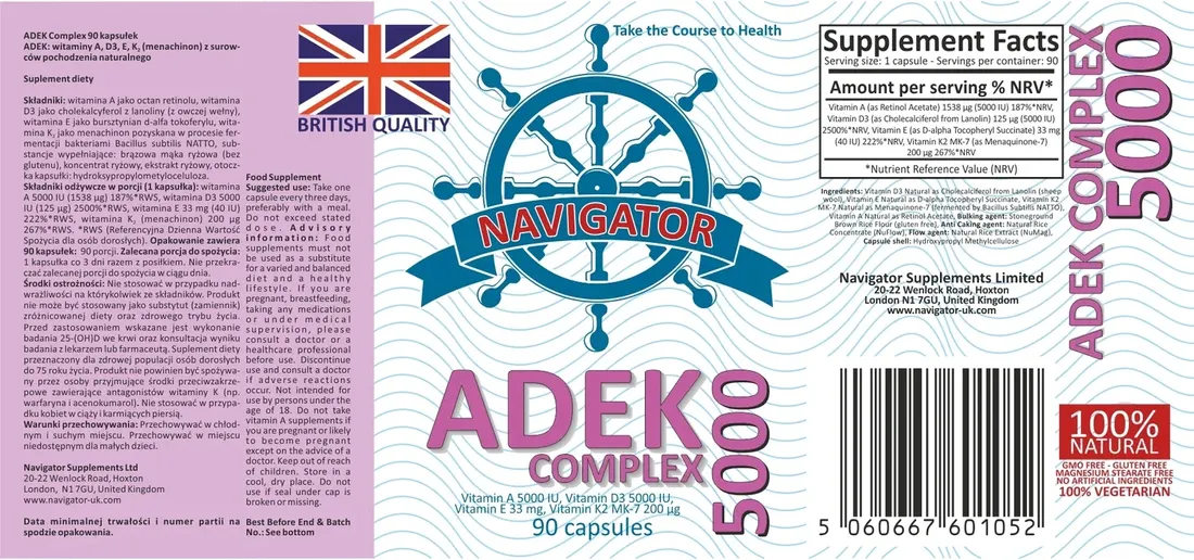 navigator-witamina-adek-5000-complex-90-kapsulek
