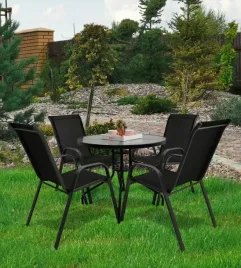 zestaw-mebli-ogrodowych-balkon-taras-stol-fi90-4x-krzesla-minorka-czarny