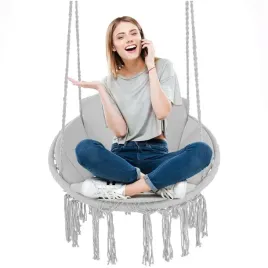 hustawka-ogrodowa-szara-fotel-bujak-hamak-ogrodowy-modern-poduszka-gratis