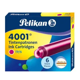 pelikan-naboje-krotkie-rozowe-6-sztuk