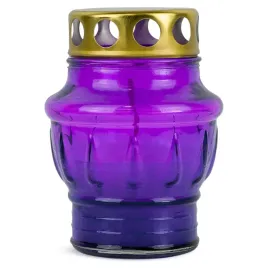 znicz-zalewany-dp65-fioletowy-10-cm-szklany-znicz-z-metalowym-kapturkiem