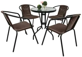 zestaw-mebli-ogrodowych-taras-na-balkon-4x-krzesla-loretto-stol-fi60-braz