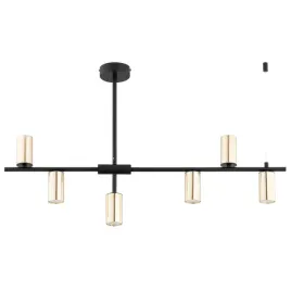 nowoczesna-lampa-wiszaca-czarna-zlote-reflektorki-6xgu10-saur-alfa