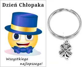 brelok-breloczek-prezent-dzien-chlopaka-pasowanie-klasa-szkola-koniczyna