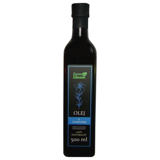Olej z czarnuszki nierafinowany 500ml ŚWIEŻY