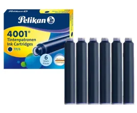 pelikan-naboje-krotkie-niebiesko-czarne-6-sztuk