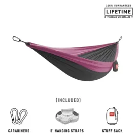 hamak-grand-trunk-double-delux-parachute-nylon-straps-charcoal-magenta