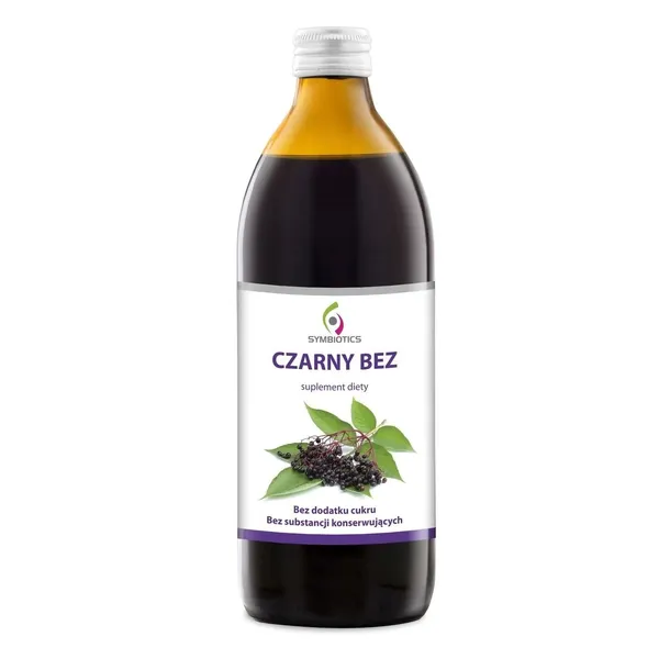 Sok z Czarnego Bzu 1000ml 1l bez konserwantów naturalny