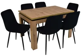 stol-rozkladany-6-krzesel-zestaw-do-salonu-jadalni-welur-80x120-160-cm