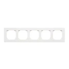 ramka-5-krotna-bialy-mat-simon-55-tr5-111-kontakt-simon