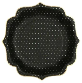 talerzyki-papierowe-zlote-kropki-czarne-21-cm-10-szt-urodziny