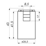 oprawka-termoplastyczna-biala-e-14-d-3004b-kod-producenta-d-3004b