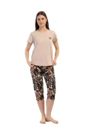 pizama-damska-bawelniana-letnia-krotki-rekaw-i-3-4-spodnie-vienetta-r-xxl
