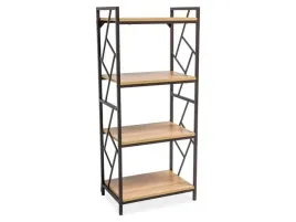 regal-wysoki-na-ksiazki-biurowy-tablo-r4-loft-dab-ciemny-braz-140x60x40-s