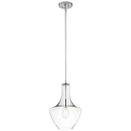 kichler-lampa-wiszaca-everly-chrom-1xe27-60w-szklany-klosz
