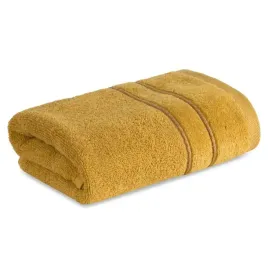 recznik-sibel-06-zolty-bawelna-50x90-cm-chlonny-gruby-miekki-bawelna