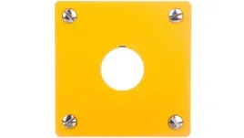 plyta-czolowa-do-montazu-podtynkowego-1-otwor-zolta-22mm-m22-ey1-216542