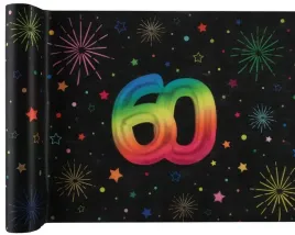 bieznik-wlokninowy-fiesta-60-urodziny-czarny-30-x-300-cm-kolorowy-nadruk