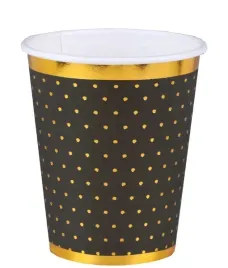 kubeczki-papierowe-zlote-kropki-czarne-270-ml-10-szt-urodziny