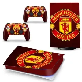 naklejki-naklejka-skorki-na-playstation-5-oraz-pady-motyw-manchester-utd
