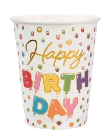 kubeczki-papierowe-happy-birthday-kropki-kolorowe-270-ml-10-szt-urodziny