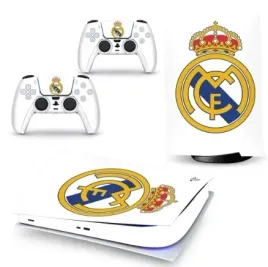 naklejki-naklejka-skorki-na-playstation-5-oraz-pady-motyw-real-madryt