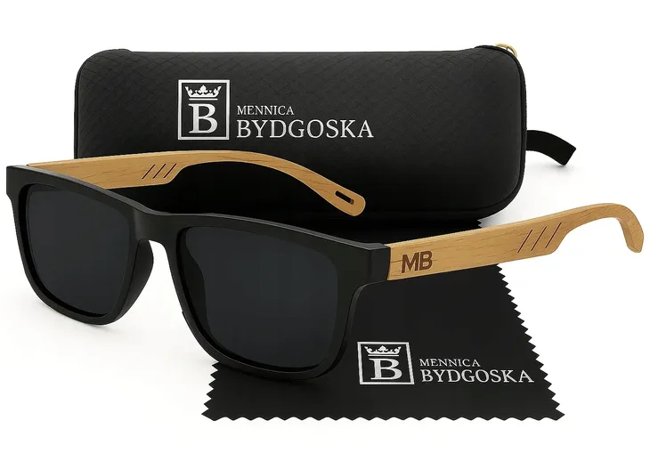 Okulary Przeciwsłoneczne Męskie Polaryzacyjne ochrona Filtr UV400 Etui