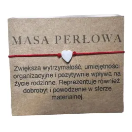 bransoletka-sznurek-czerwony-serce-masa-perlowa