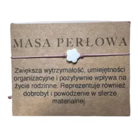 bransoletka-sznurek-czerwony-kwiat-masa-perlowa