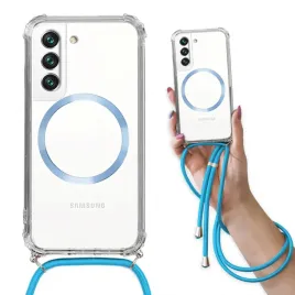 etui-do-samsung-s22-antishock-wzmocnione-niebieska-smycz-ring-magsafe