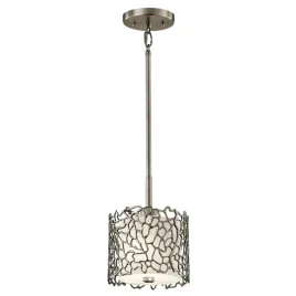 kichler-lampa-wiszaca-silver-coral-pewter-1xe27-60w-chromowany