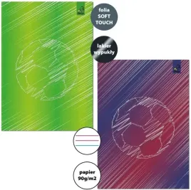 zeszyt-a4-32k-3-linie-kolorowa-90g-powloka-touch-pilka-nozna-player-sketch