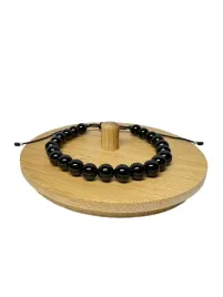 bransoletka-na-reke-czarny-agat-handmade