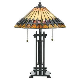 lampa-stolowa-art-deco-tiffany-brazowa-chastain-e27-60w-quoizel