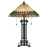 lampa-stolowa-art-deco-tiffany-brazowa-chastain-e27-60w-quoizel-waga-z-opakowaniem-5-kg